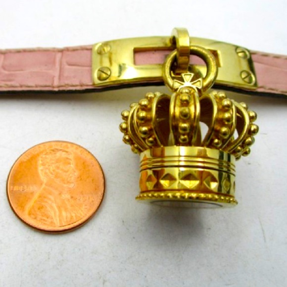 Juicy Couture Crown Watch CHARM Leather bracelet - Picture 11 of 15